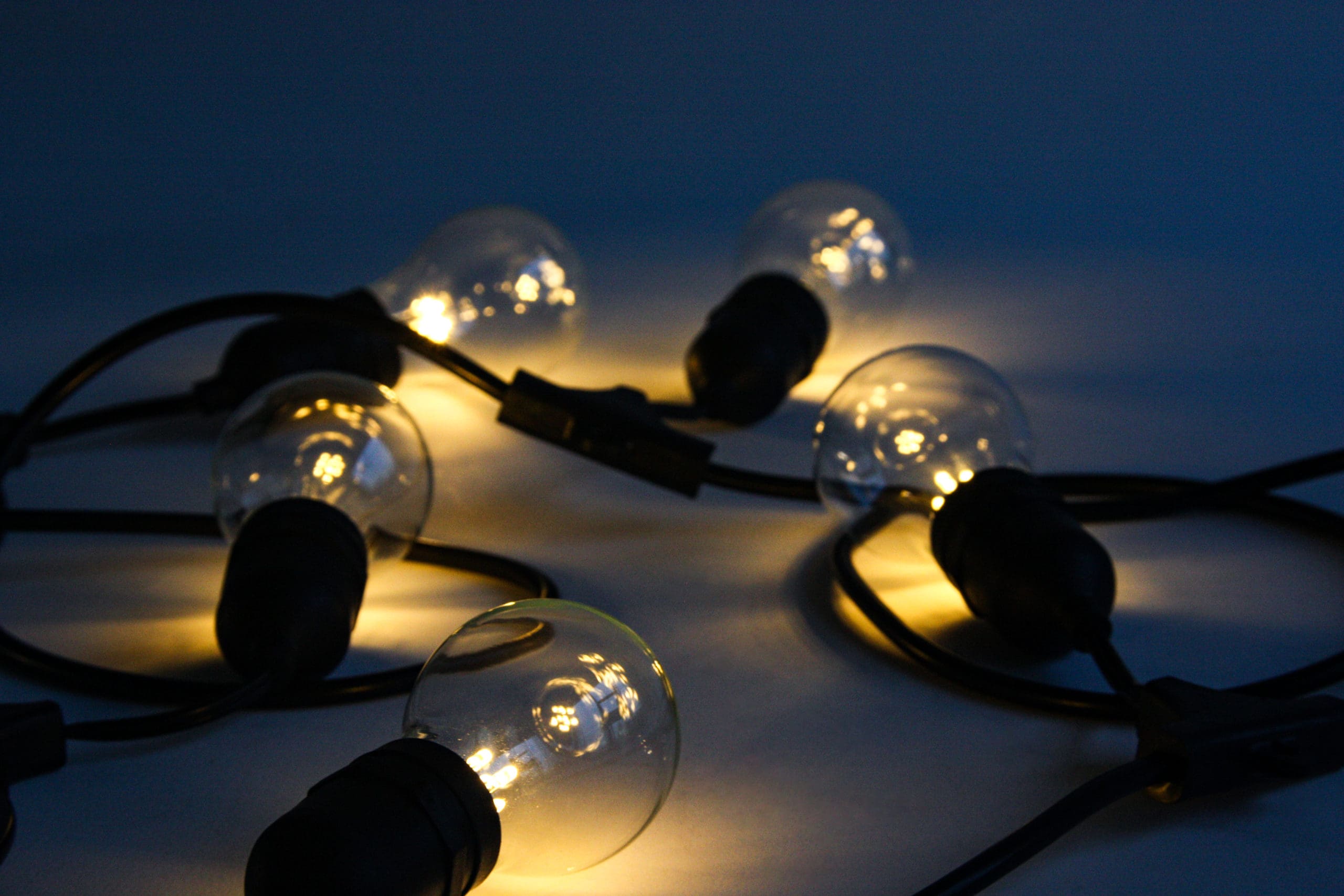 Battery Powered Art & Exhibition Lighting - Festoon Lights - Core Lighting